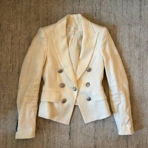 White Linen Veronica Beard Blazer